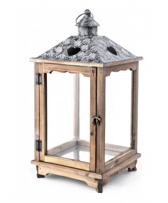 LEVI NATURAL LATARNIA XL                25x25x52cm