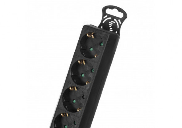 Listwa zasilająca przedłużacz 4 gniazda z wył 3m typ niemiecki Maclean Energy   MCE196G 3500W