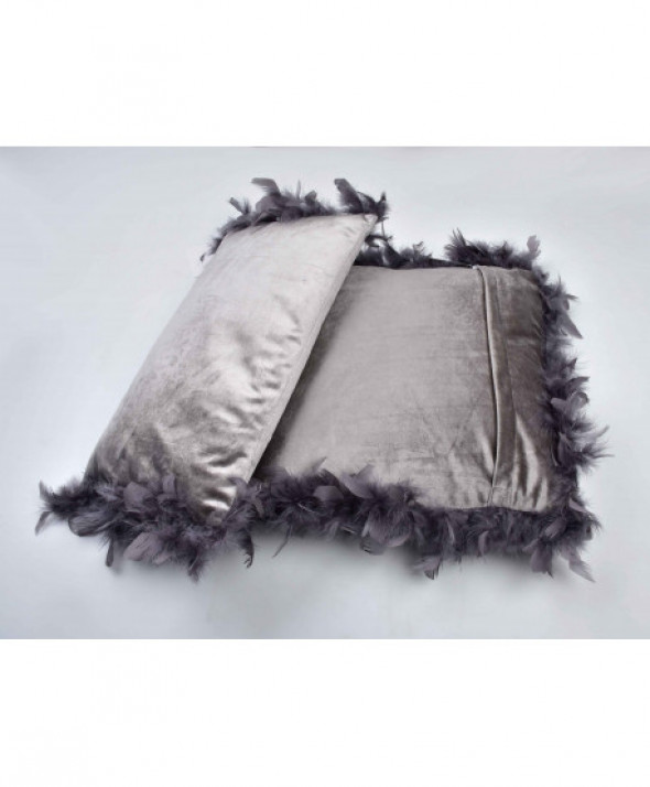 LORETA GREY Poduszka 44x44cm pióra