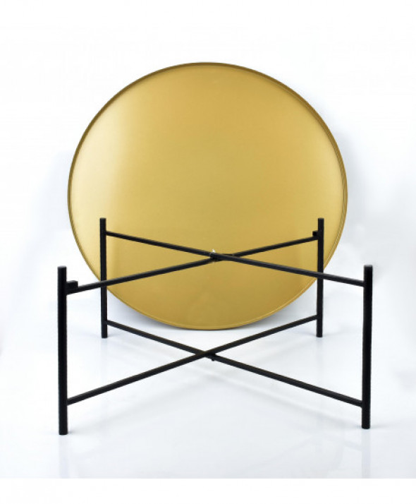 LUCAS BLACK&GOLD Stolik kawowy