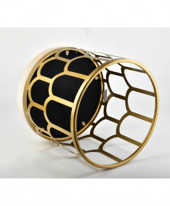 MARGIE Stołek beżowy h38*36cm