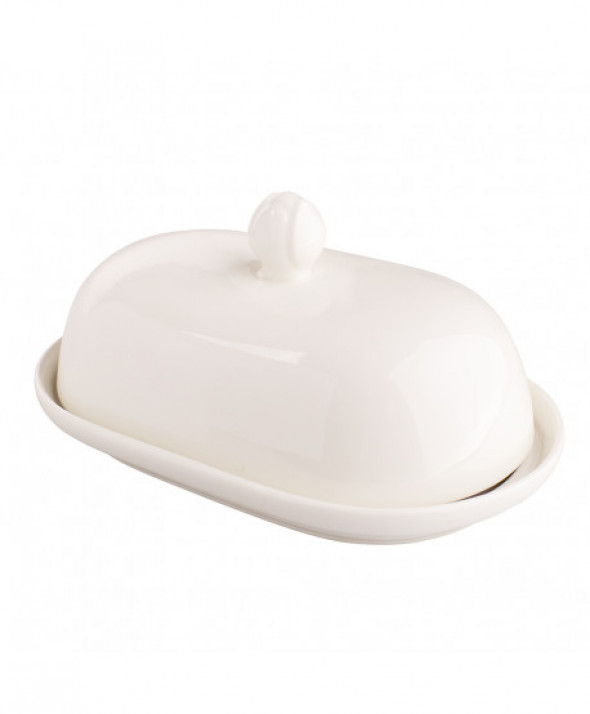 Maselniczka / maselnica porcelanowa MariaPaula Ecru