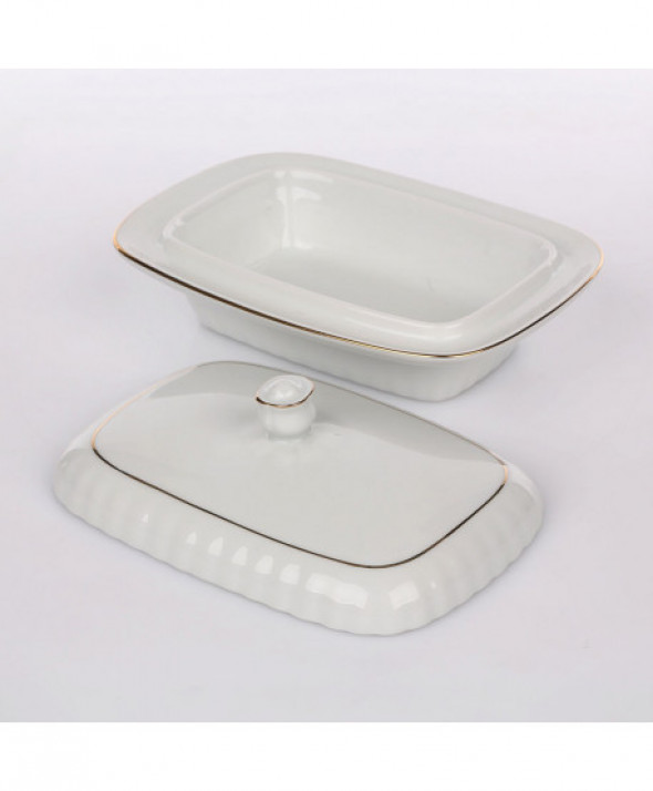 Maselniczka porcelana Chodzież Iwona Złoty Pasek