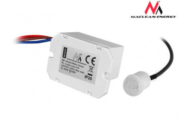 MCE32 Czujnik ruchu pir z zewnetrznym sensorem 800W