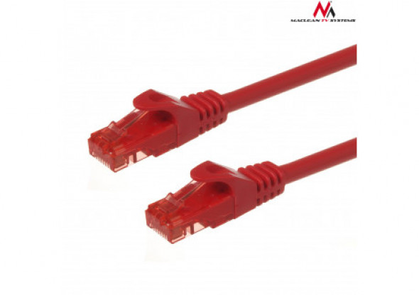 MCTV-302 R 47273 Przewód kabel patchcord UTP cat6 wtyk-wtyk 2m czerwony