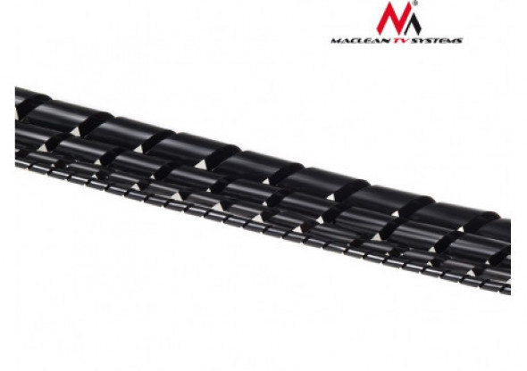 MCTV-684 B 43132 Osłona maskująca na kable (5*6mm) 3m czarna spirala