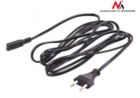 MCTV-809 42164 Kabel zasilający ósemka 2 pin 1,5m wtyk EU