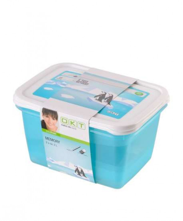 MIA POLAR ZESTAW 2 POJEMNIKÓW 2X2L Z ETYKIETĄ WIELOKROTNEGO ZAPISU (30692)