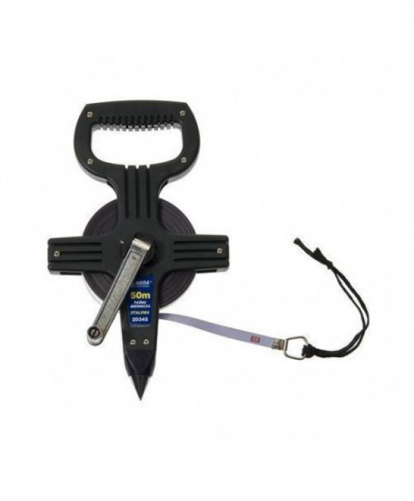 Miara 50m, taśma stalowa, obudowa otwarta, worek