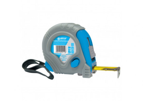 Miara zwijana 3m/16mm, 3 stopery,  osłona gumowa, skin pack