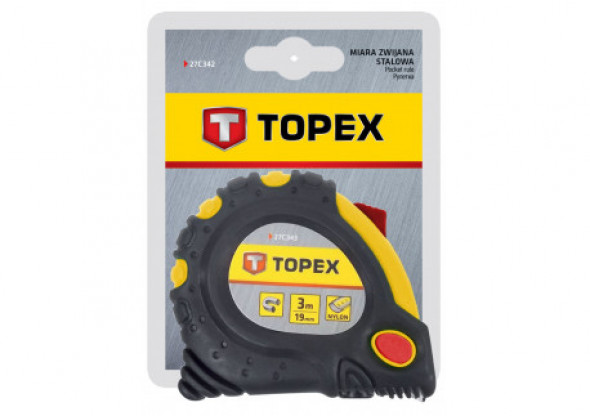 Miara zwijana stalowa 10 m x 32 mm, magnes