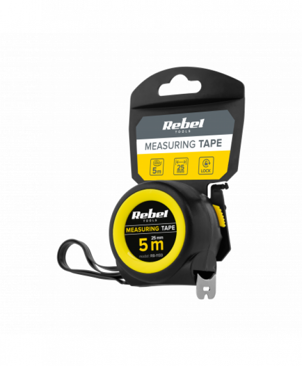 Miara zwijana stalowa 5m 25mm