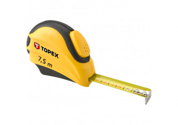 Miara zwijana stalowa 7.5 m x 25 mm