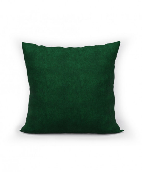 MILAS Poszewka dekoracyjna, 40x40cm, kolor 789 butelkowa zieleń - szyta w Polsce MILAS0/POP/789/040040/1
