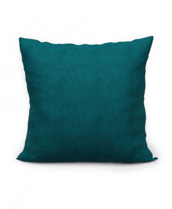 MILAS Poszewka dekoracyjna, 45x45cm, kolor 768 ciemny turkusowy  petrol - szyta w Polsce MILAS0/POP/768/045045/1