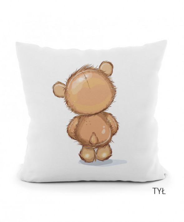 MISIEK Poszewka dekoracyjna VELVET, 40x40cm, kolor 001 brązowy PWA001/POP/001/040040/1