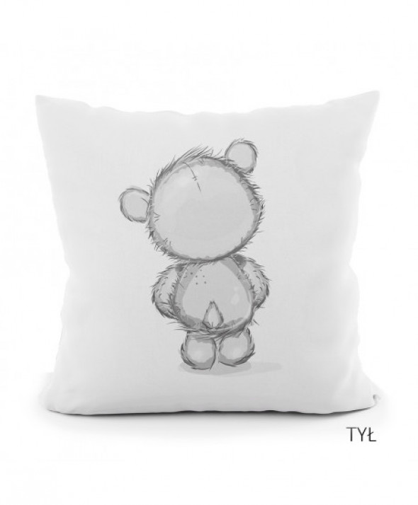 MISIEK Poszewka dekoracyjna VELVET, 40x40cm, kolor 002 szary PWA001/POP/002/040040/1