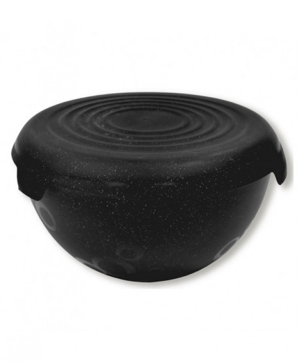 MISKA BĄBLE Z POKRYWĄ 6L COSMOS CZARNY