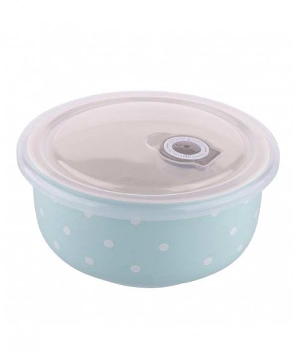 MISKA NBC 550 ML Z POKRYWKĄ HERMETYCZNĄ BŁĘKITNA MIĘTA