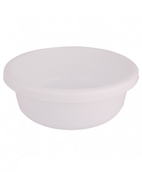 Miska plastikowa okrągła Bentom Classic 9 l / 36 cm biała