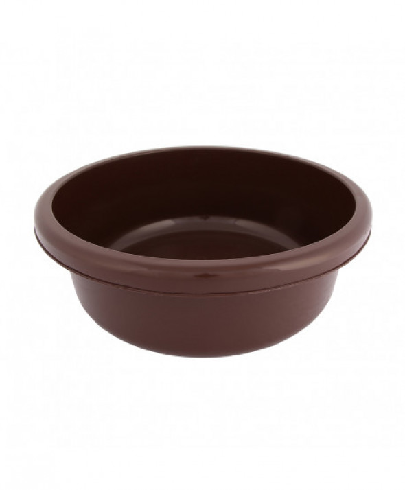 Miska plastikowa okrągła Bentom Classic 9 l / 36 cm brąz