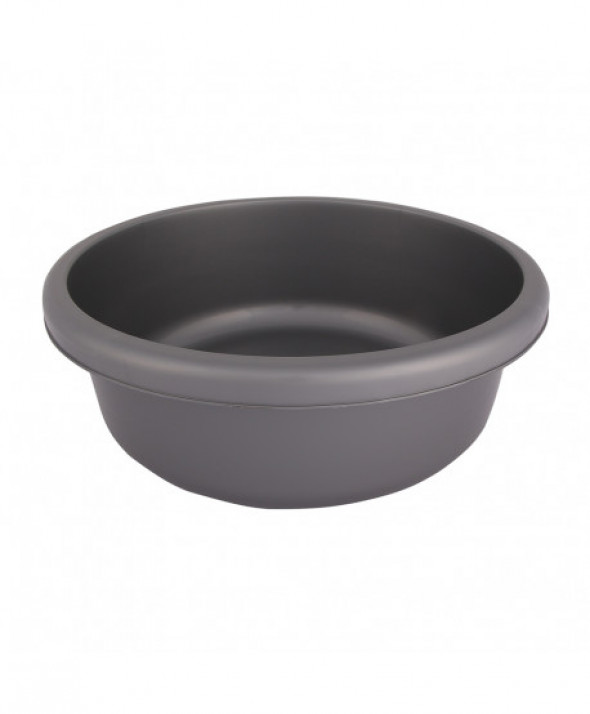 Miska plastikowa okrągła Bentom Classic 9 l / 36 cm srebrna