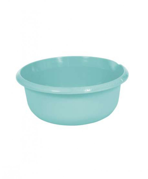 Miska plastikowa okrągła z wylewką Keeeper 9 l błękitna