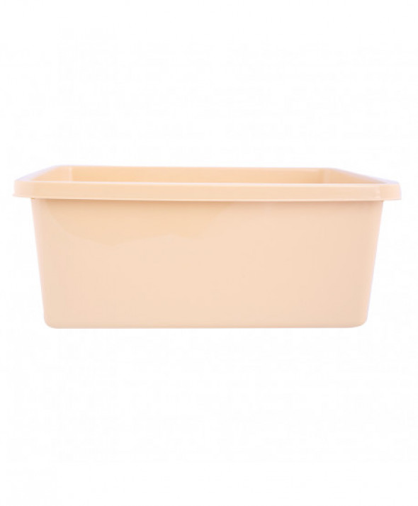Miska plastikowa prostokątna Bentom 11 l beżowa
