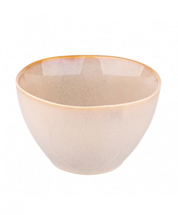 Miska / salaterka porcelanowa Reactive Sand 14 cm