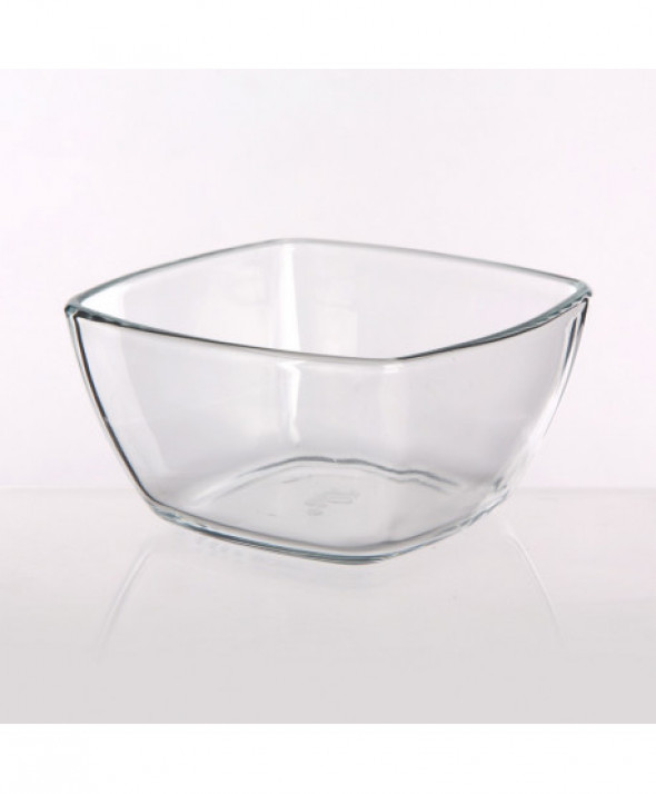 Miska/ Salaterka szklana  kwadratowa 0,5L