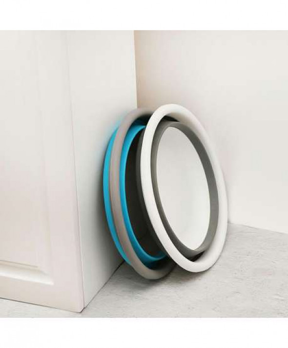 Miska silikonowa składana 9l blue