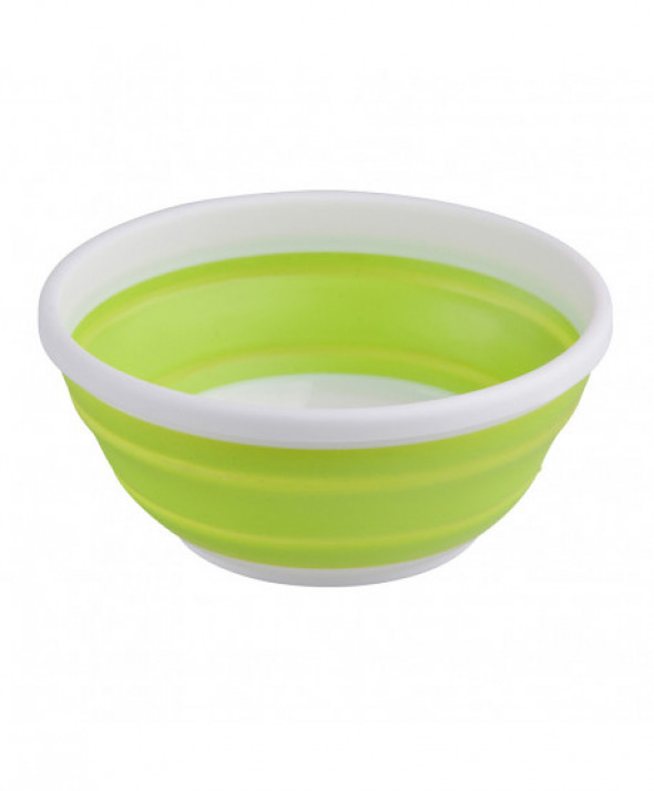 Miska silikonowa składana Berossi jasnozielona 0,7 l