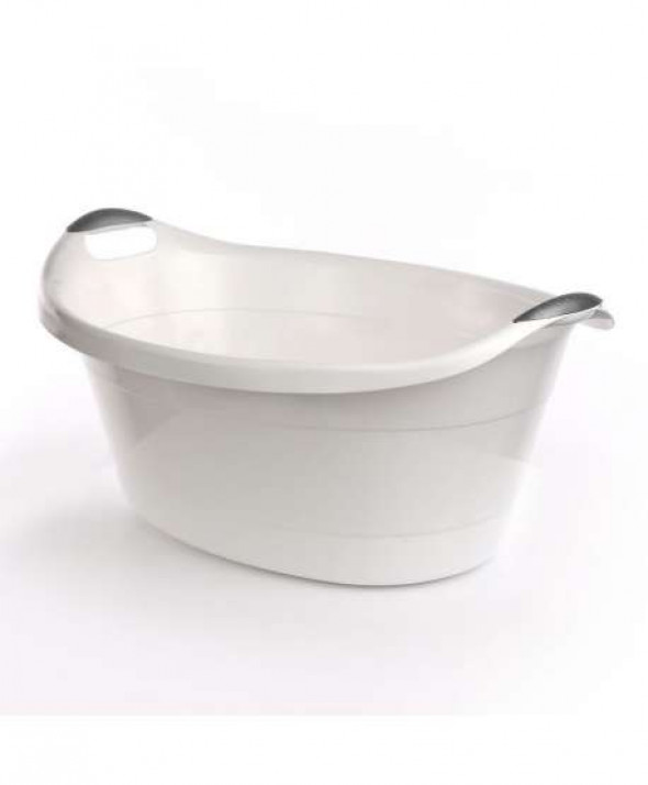 Miska / wanienka plastikowa Artgos owalna biała 40 l