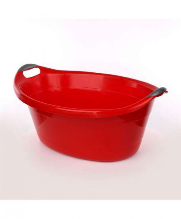Miska / wanienka plastikowa Artgos owalna czerwona 40 l