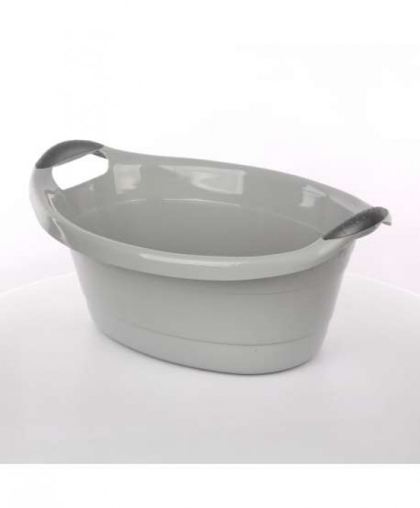 Miska / wanienka plastikowa Artgos owalna szara 14 l