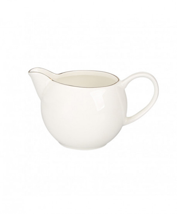 Mlecznik / dzbanek do mleka porcelanowy kremowy Bella Ecru Złota Linia 300 ml