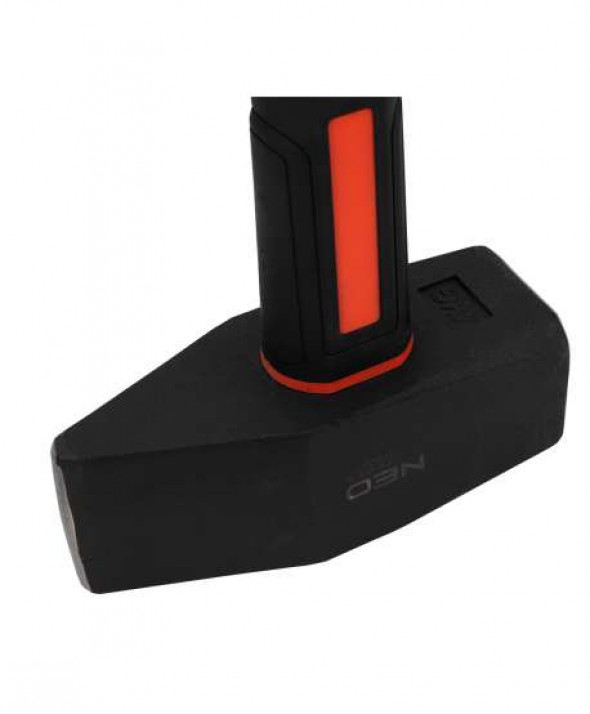 Młotek kamieniarski 4 kg, trzonek z włókna szklanego