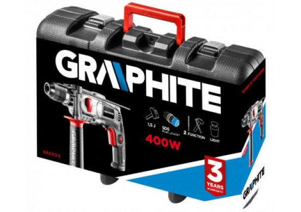 Młotowiertarka SDS+ 400W, walizka