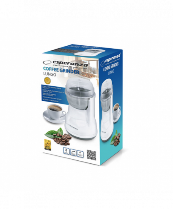 Młynek do kawy LUNGO biały