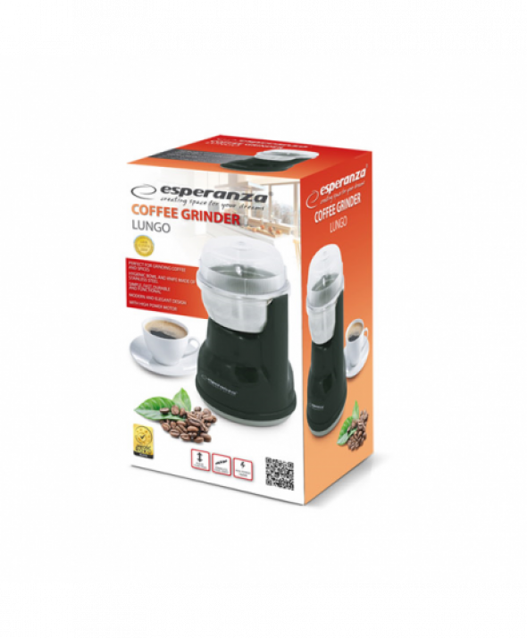 Młynek do kawy LUNGO czarny