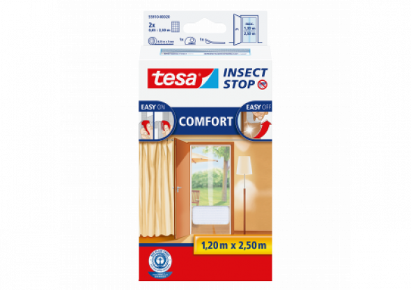 Moskitiera balkonowa comfort 1,2m:2,5m, biała