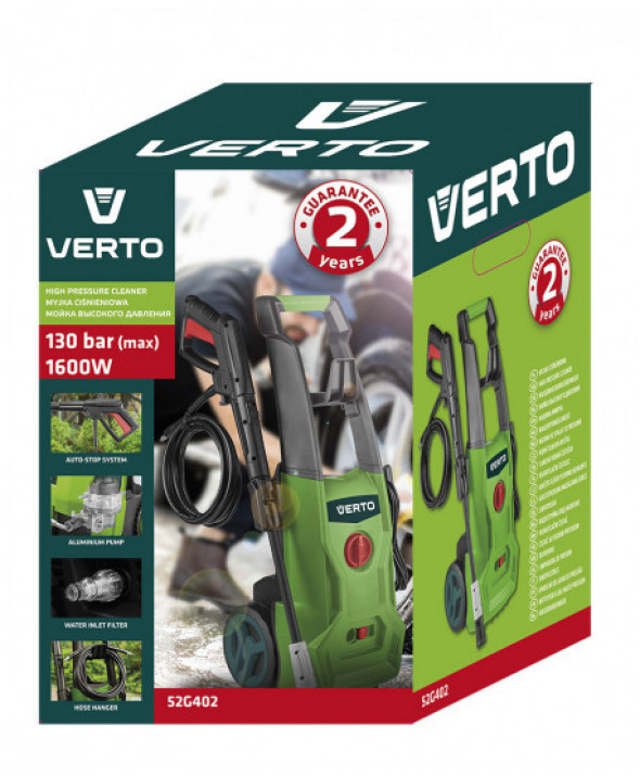 Myjka ciśnieniowa 1600W, ciśnienie 90 (maks. 130) bar