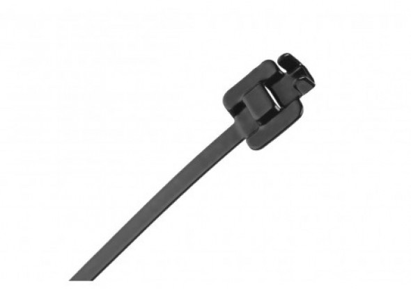 NAR0078-23 Opaska zaciskowa stalowa z powłoką nylonową 23cm x 6.3mm (10 sztuk)