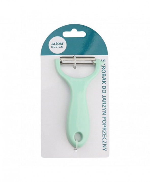 Obieraczka / skrobak do warzyw i owoców poprzeczny miętowy