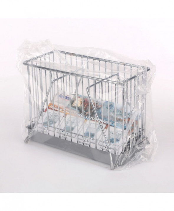 Ociekacz na sztućce chromowany prostokątny