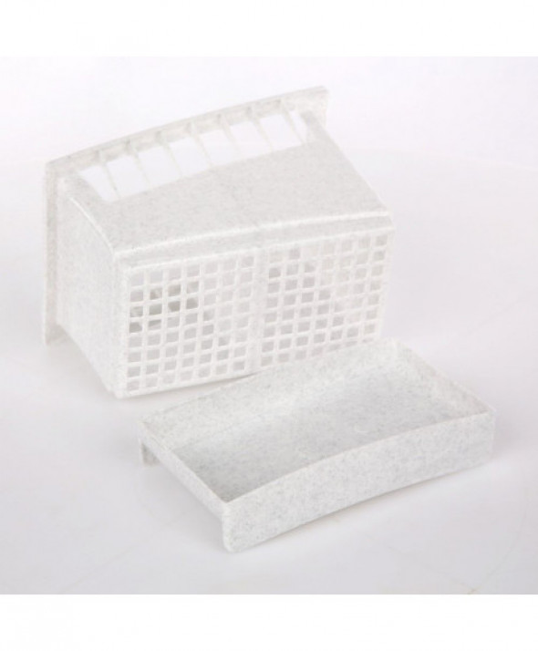 Ociekacz na sztućce plastikowy Lamela marmurek