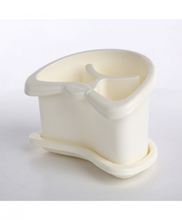 Ociekacz na sztućce Tontarelli Brio Biały