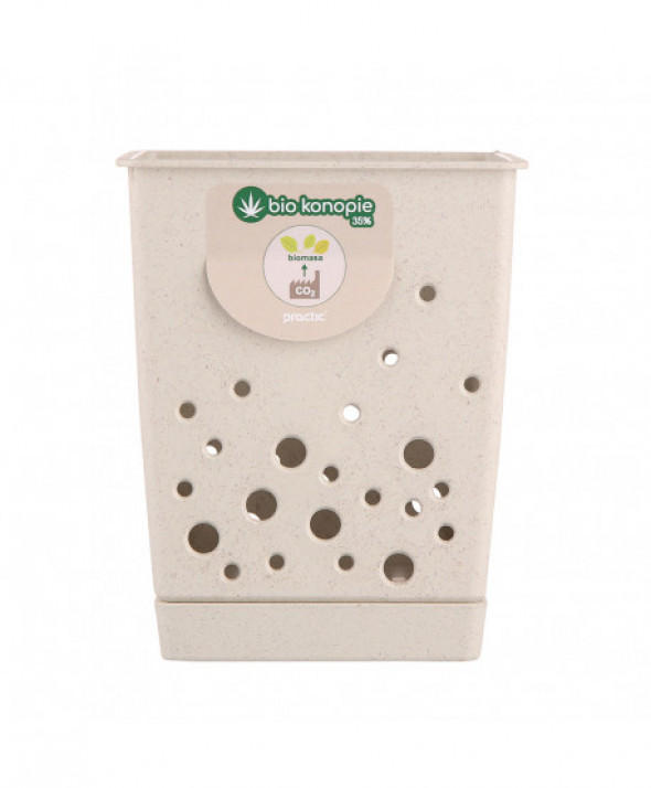 Ociekacz na sztućce z podstawką Practic Bio Konopie Bąble Hemp