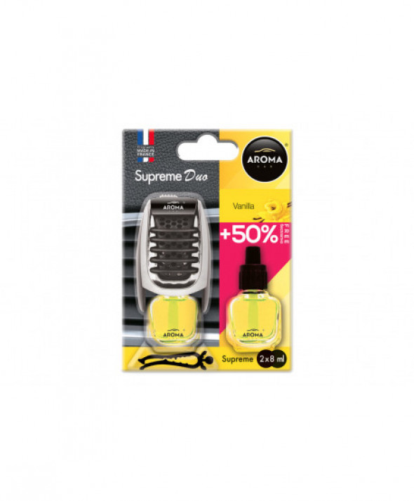 Odświeżacz powietrza aroma supreme duo vanilia