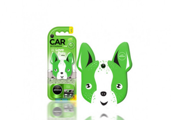Odświeżacz powietrza dog fancy green polimer